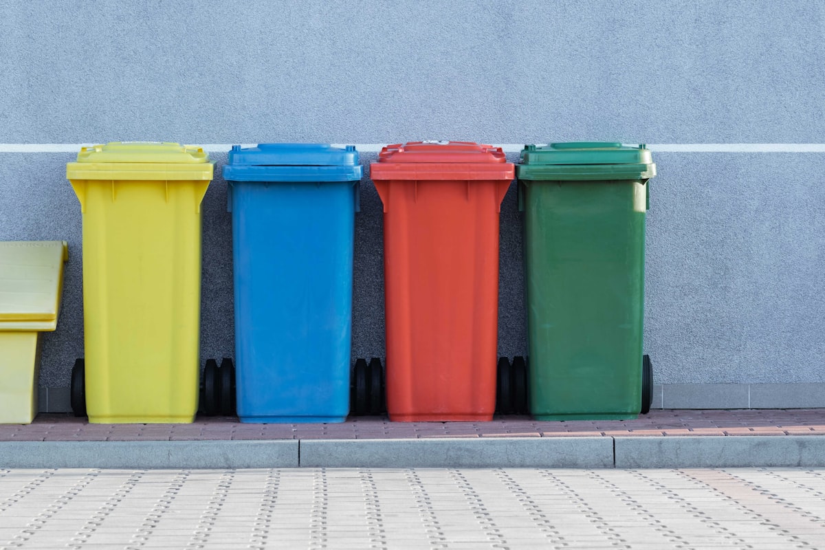 Recycling facility sorting waste materials representing Extended Producer Responsibility
